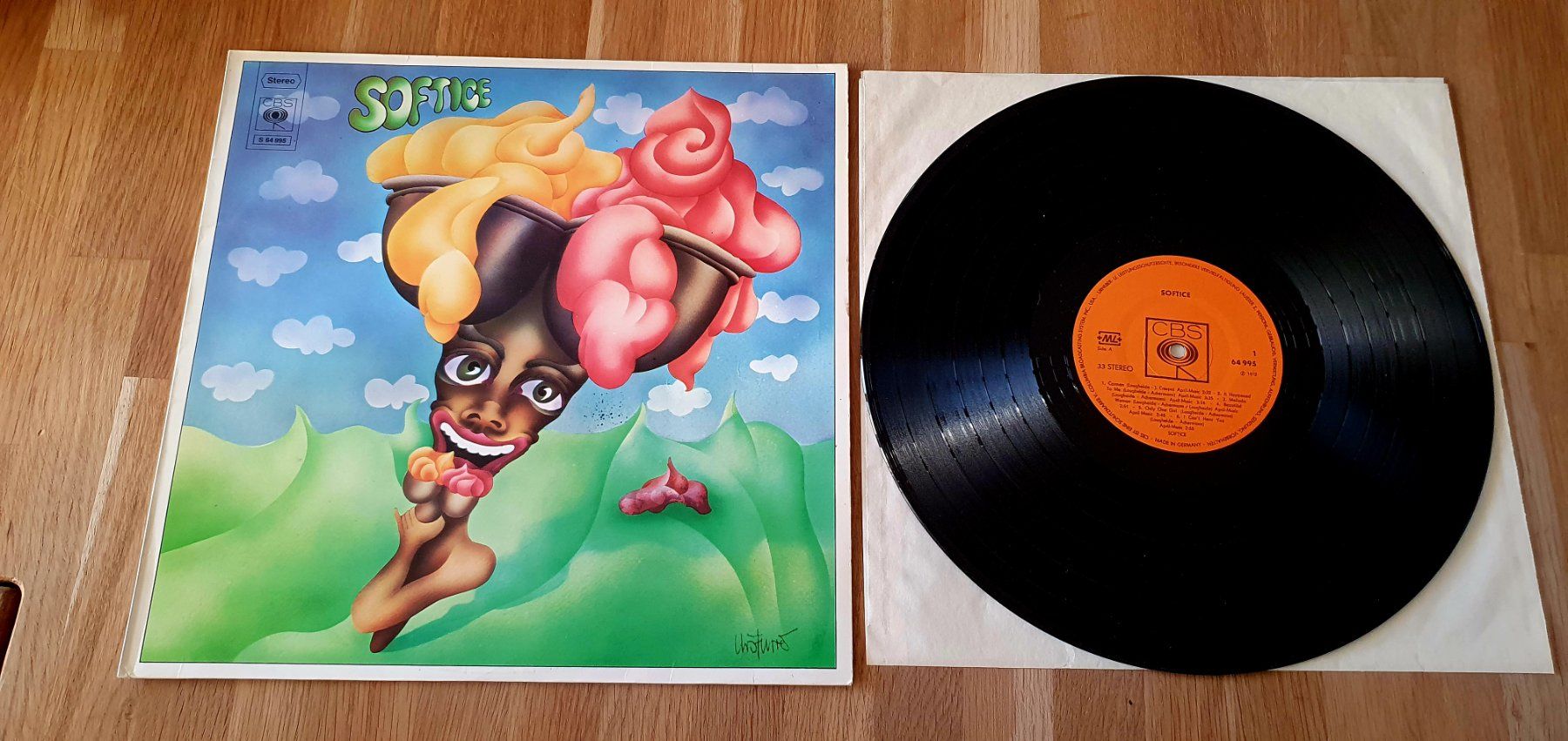 Dischi in vinile: SOFTICE, Same, CH-LP, SIGNIERT! Sehr gut++! – Usato da Kreuzlingen venduto da Cdschlumpf