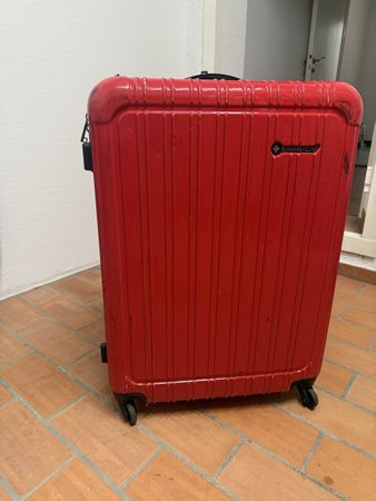 Swissbags Koffer Set 2-teilig rot und oliv gebraucht