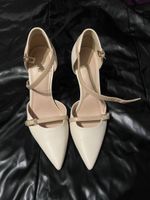 Damen High Heels beige mit Riemchen in neuwertigem Zustand