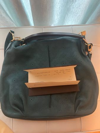 Original sac Louis Vuitton Mahina cuir facture