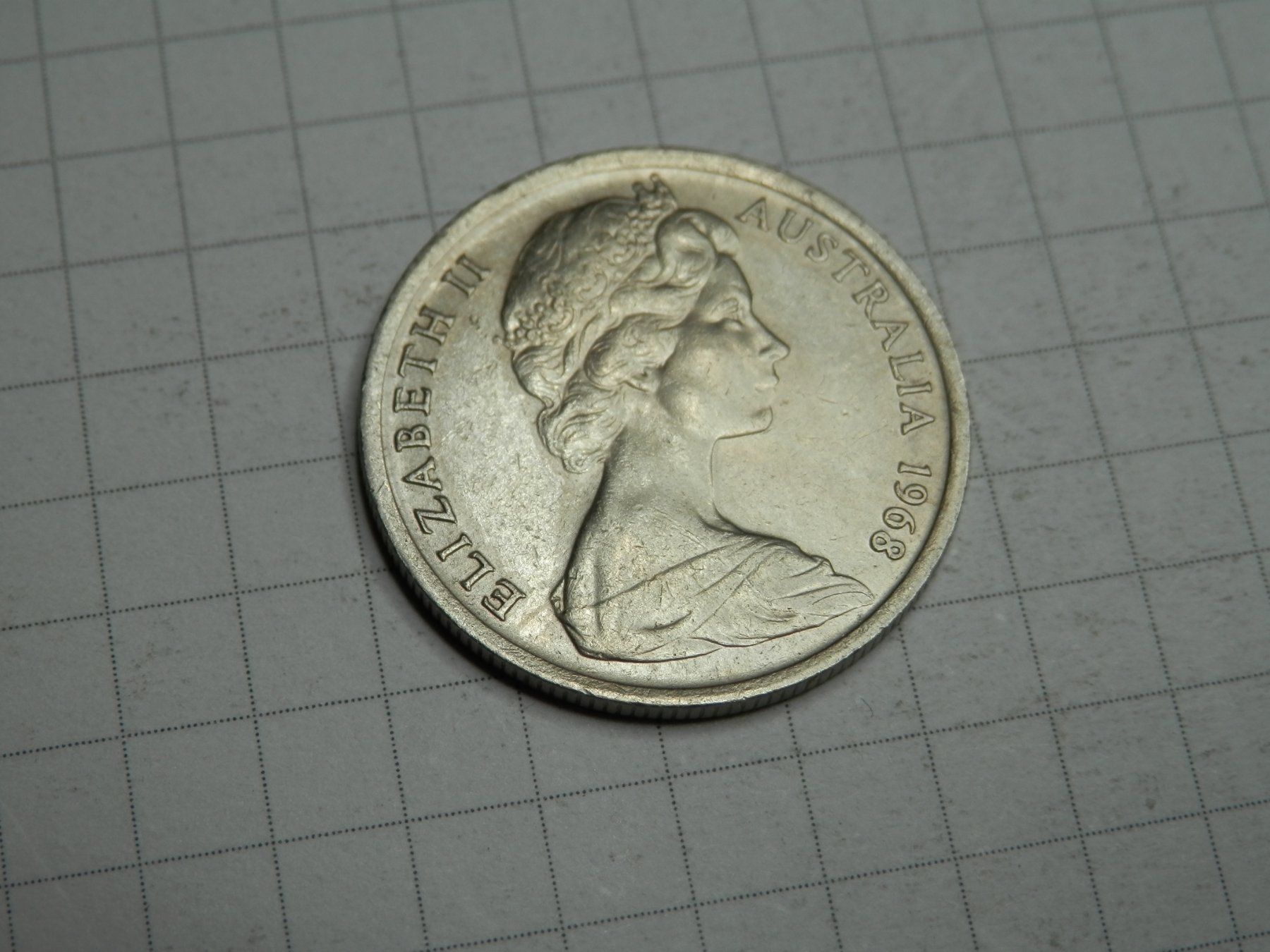 Tutti le monete: Australien 5 Cent, 1968 – Usato da Weiach venduto da weiach81