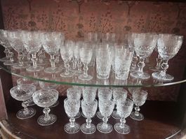 Kristallglas Set sehr guter Zustand