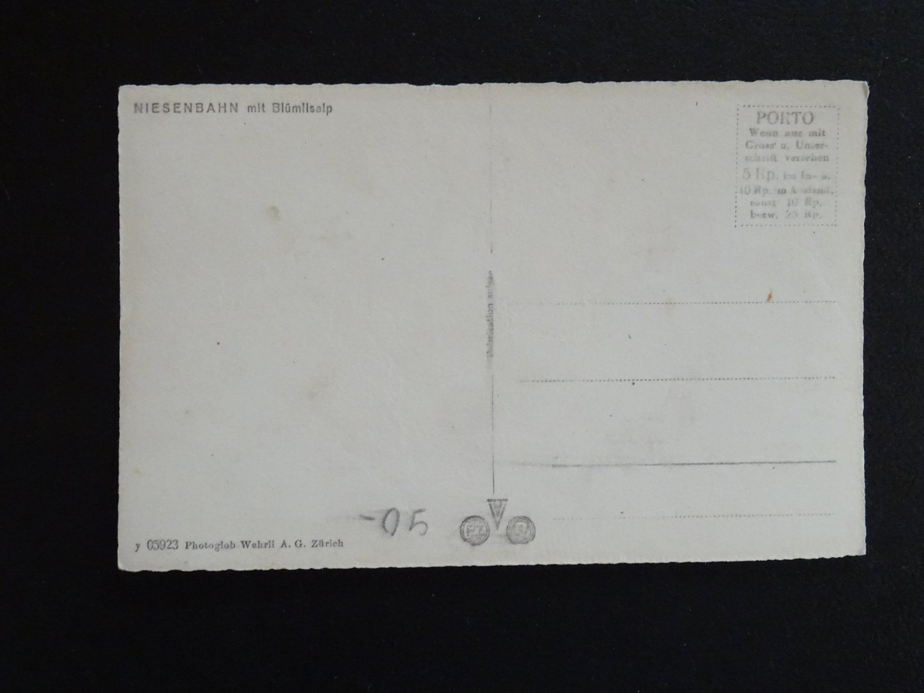 Ansichtskarten: Postkarte Niesenbahn mit Blüemlisalp – Gebraucht aus Rothrist von heinrich1966 1