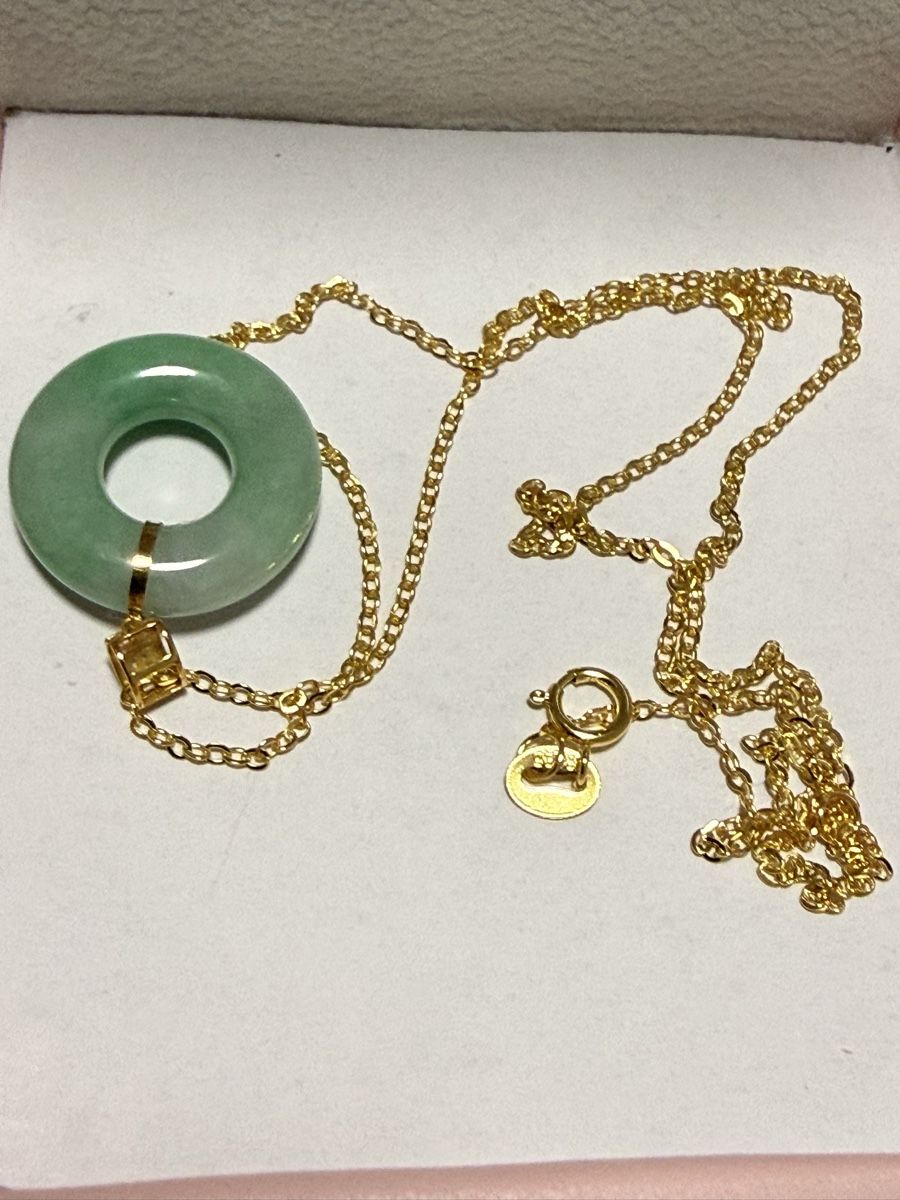 Ketten: Birmanische jadeite Kette – Neu (gemäss Beschreibung) aus Oberhof von RealStone 2