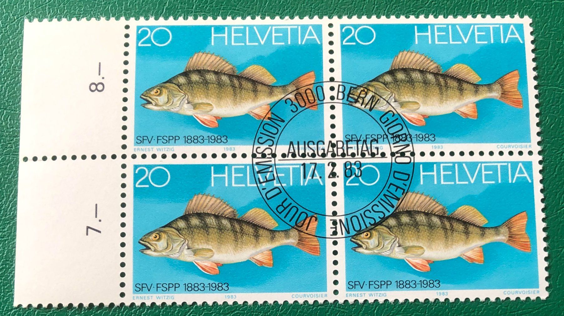 Tutti i francobolli: 4 er Block Nr. 694 mit ETStempel Bern   – Usato da Aarau venduto da Billa007