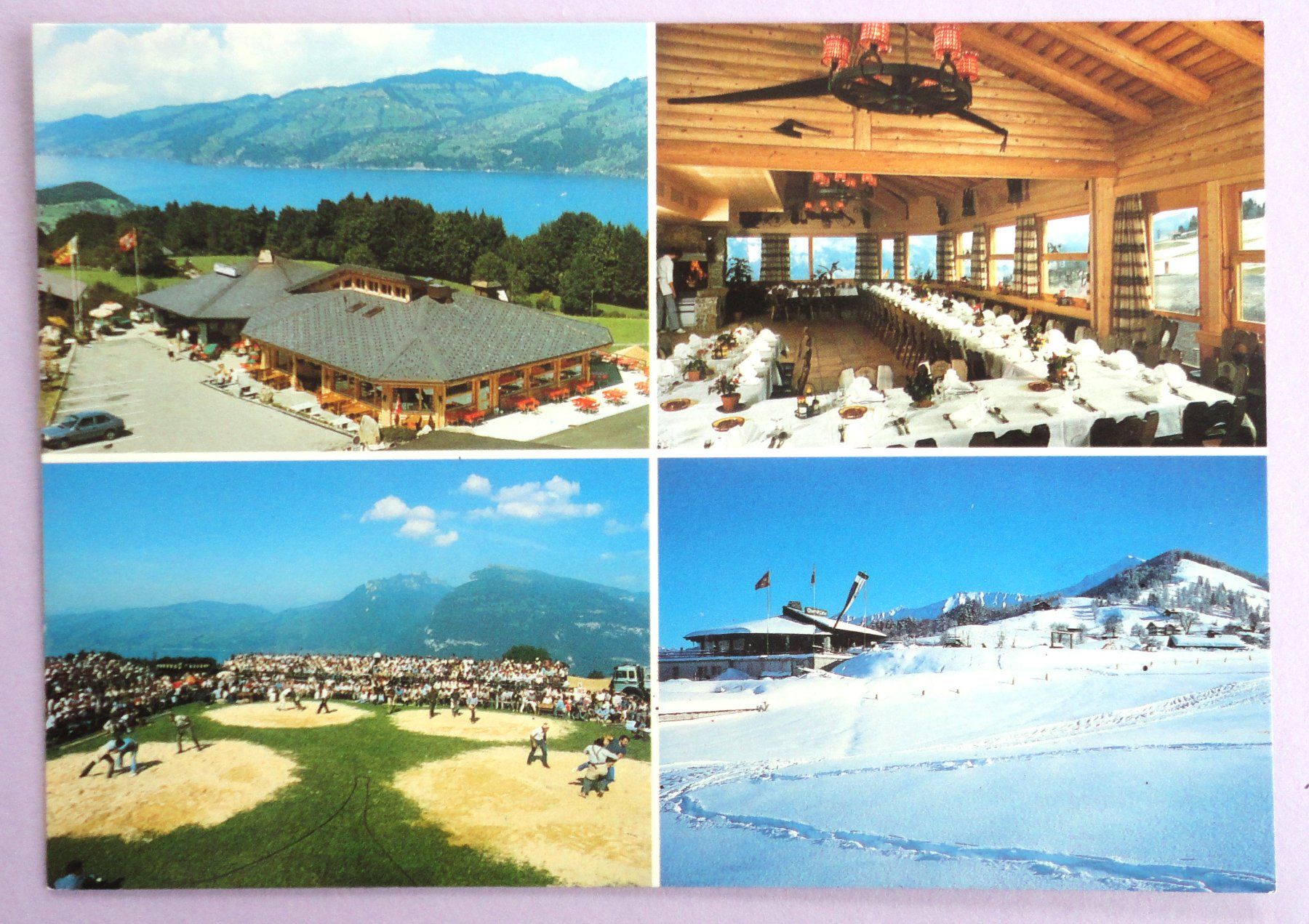 Cartoline postali: Rest. Chemihütte, Aeschiried – Usato da Fétigny venduto da Billy2miny