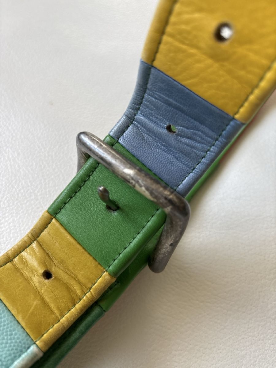Cinture: Brigitte Hurzeler Ledergürte,-Look,bunt – Usato da langenthal venduto da rundholz7 1