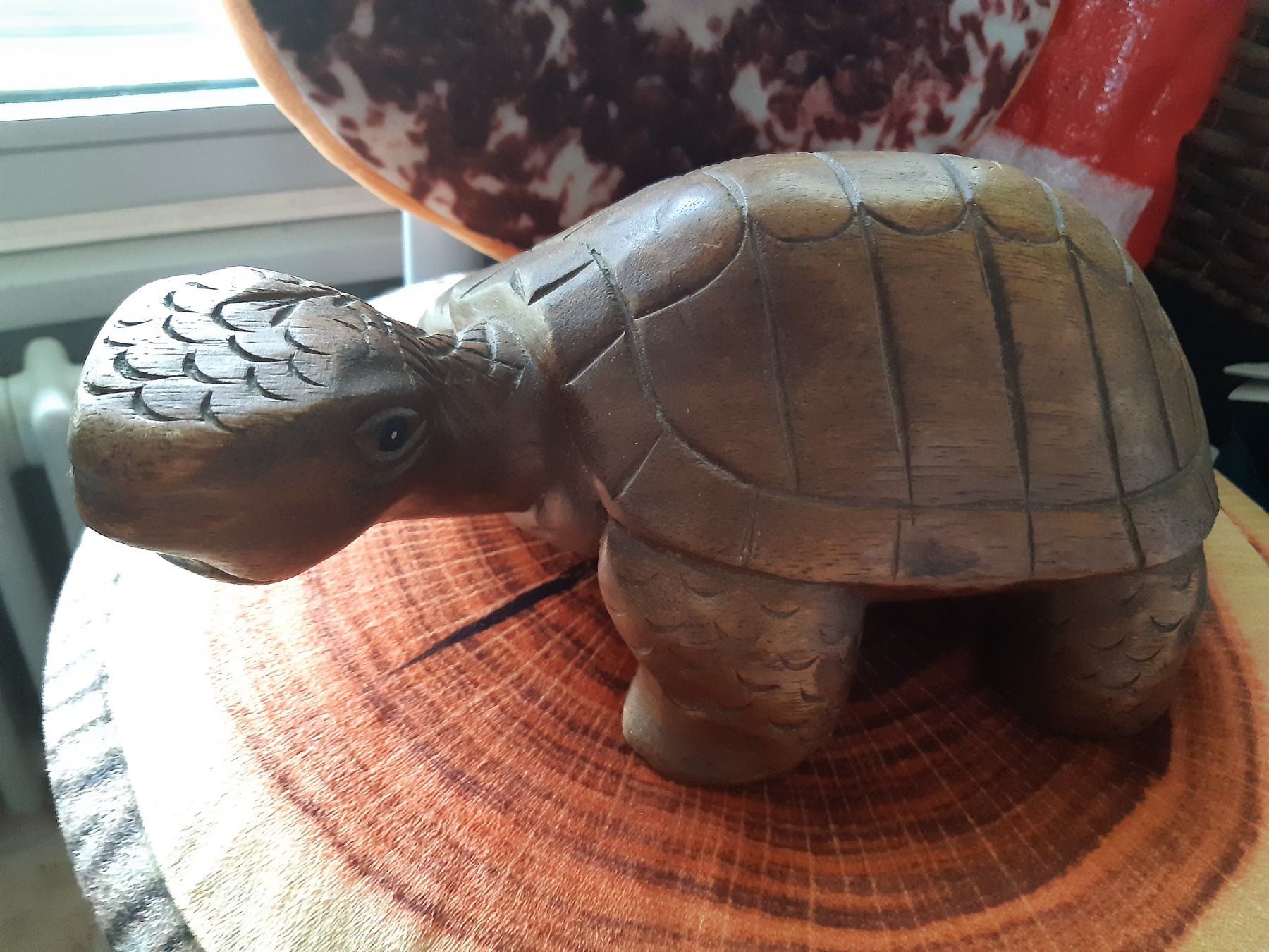 Sculture & Statue: TORTUE en bois – Usato da Genève venduto da dieudedieu 3