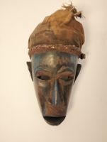 Alte Wir Maske aus der Elfenbeinküste