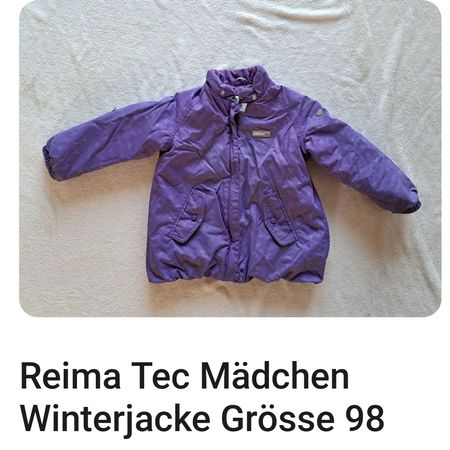 Winterjacke Reima Tec Mädchen lila Grösse 98 gebraucht.