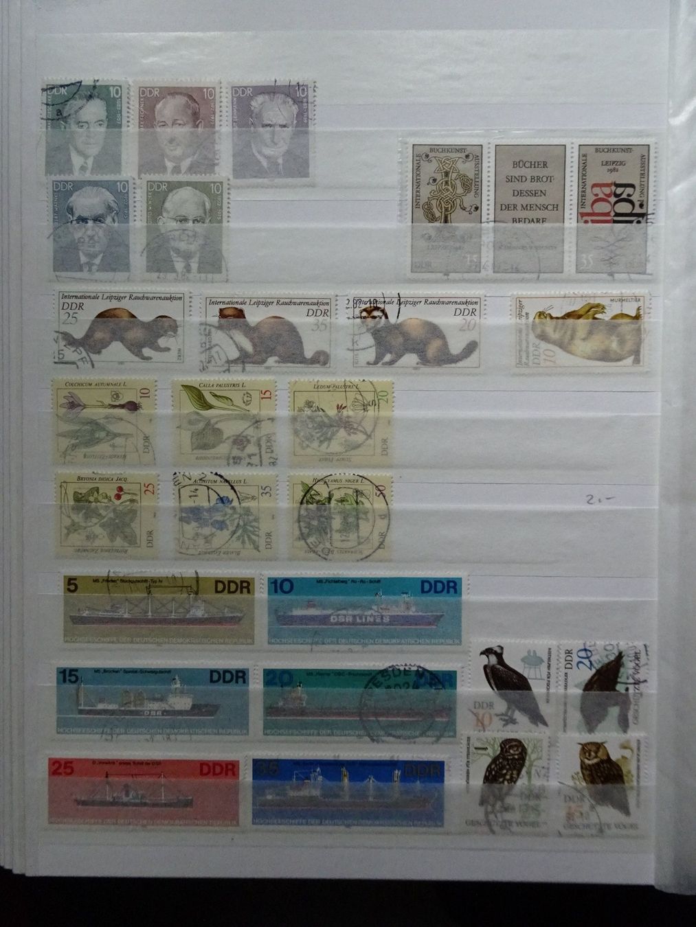 Alle Briefmarken: DDR 1982 – Gebraucht aus Aadorf von Chnorli-Furz