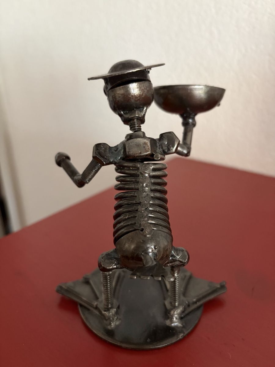 Sculture & Statue: Schraubenmännchen-Kerzenständer - Unikat!  – Usato da Inkwil venduto da RetrOhyeah_Schweiz 1