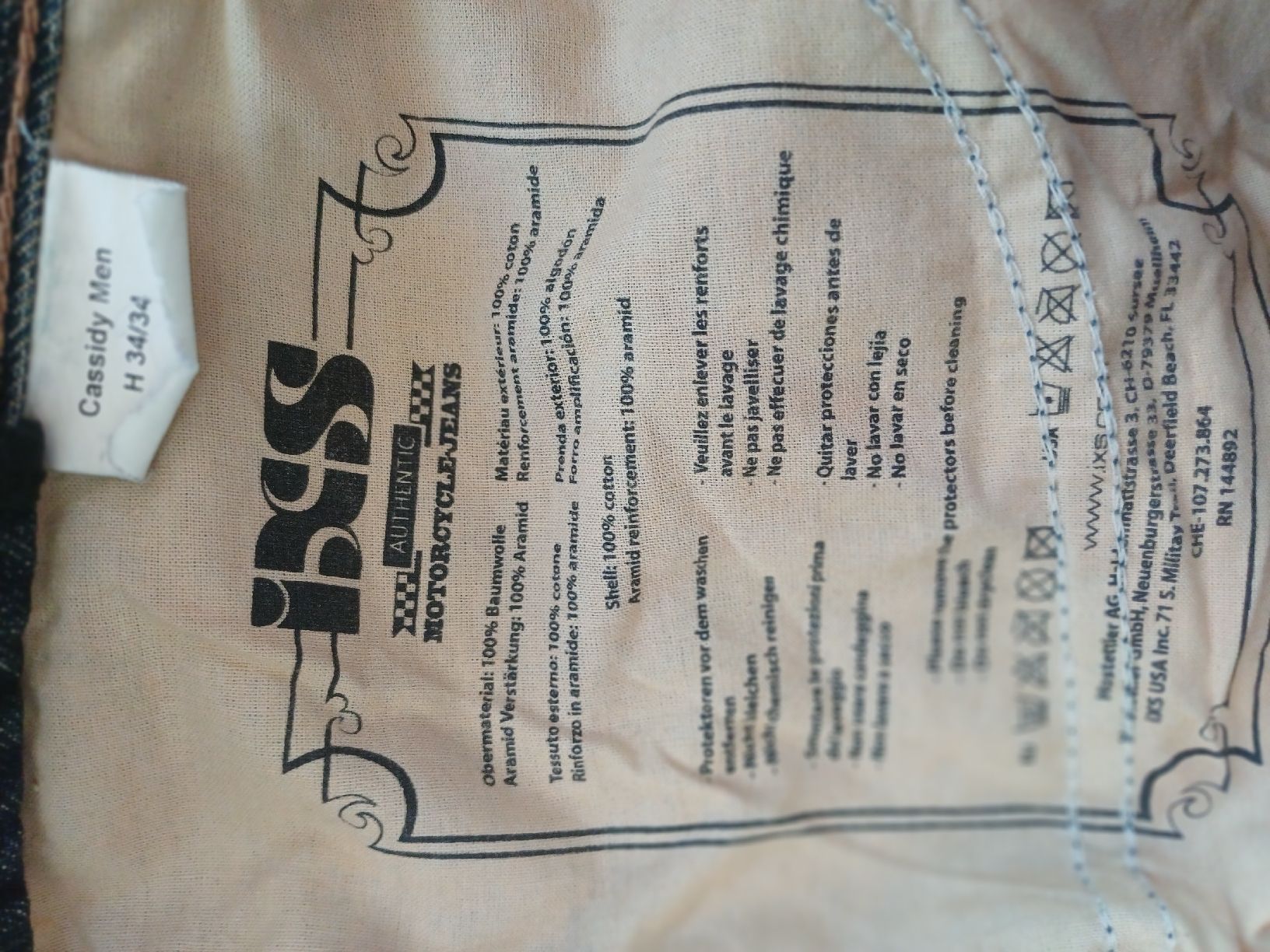 IXS Jeans: Motorrad-Jeans IXS 34X34 – Usato da Herbligen venduto da adr_yr2m 4