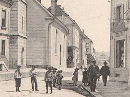 LE LOCLE: Coutellerie, temple allemand animée 1909