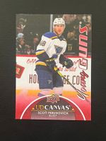 Scott Perunovich 2021 Young Guns Canvas Red St. Louis Blues