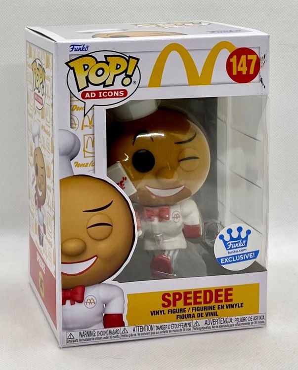 Funko Pop! Mc Donalds, Speedee #147, Funko Shop Exclusive | Kaufen auf ...