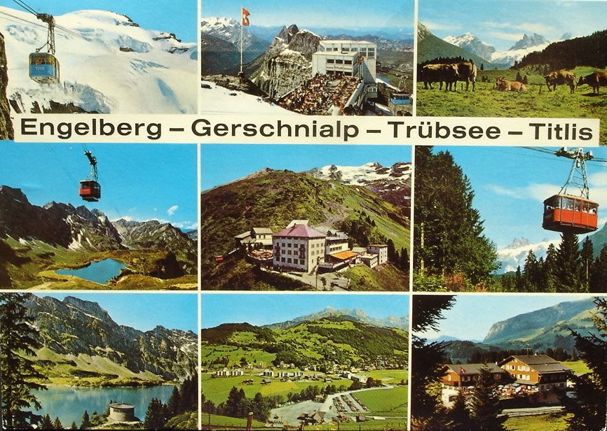 Cartoline postali: ENGELBERG Luftseilbahnen – Usato da Jona venduto da philajona