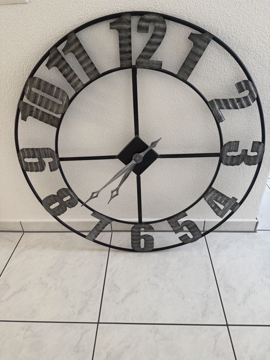 Orologi: Grosse Wanduhr Metall 60cm – Usato da Boll venduto da olegna74