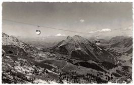 Leysin - Gondelbahn mit Mont d'Or