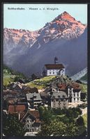 Wassen, Ortsansicht mit Kirche und die W