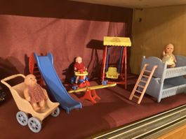 Altes Spielzeug Set „Spielplatz“ 