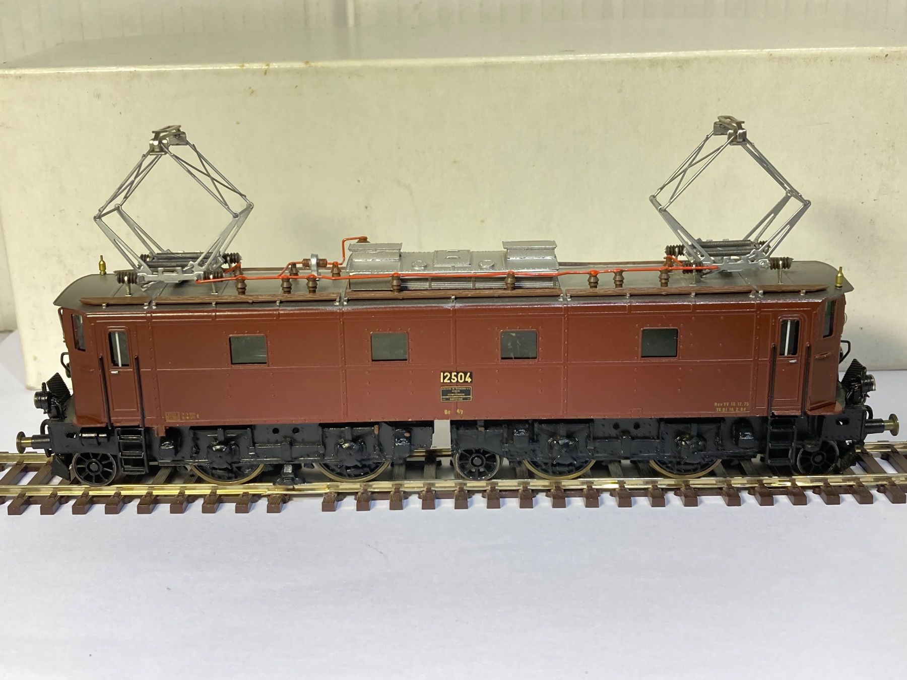 Morep Historische Lok SBB Be 4/7 12504 Messing HO Analog (Gebraucht) in ...