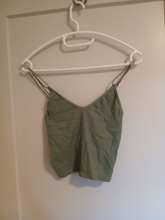 Damen Top Oliv Grösse M H&M 