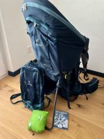 Deuter Kindertrage Kid Comfort Pro neuwertig dunkelblau