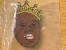 The Notorious BIG Biggie Pin Anstecker Hip Hop Rap