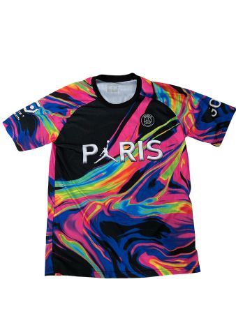 Paris Trikot T-Shirt Bunt Gr. M – Fast wie Neu & Stylisch