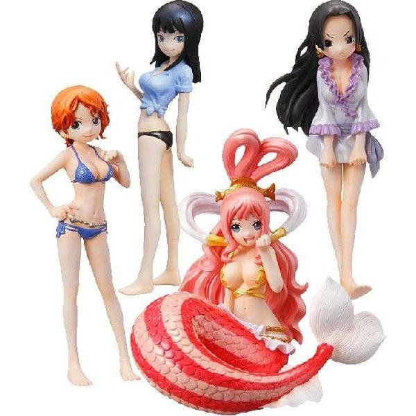 Bandai Statuette: One Piece Half Age Characters Heroine complet (2X) – Nuovo e nell'imballaggio originale da St-Imier venduto da ATTAKSHOP