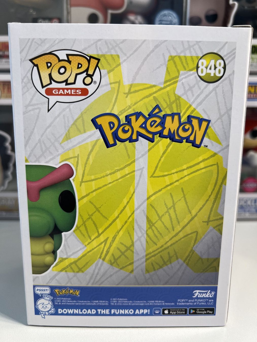Funko Statuette: Funko POP! Games Pokémon Chenipan – Nuovo e nell'imballaggio originale da Le Mouret venduto da perfectbijou 2