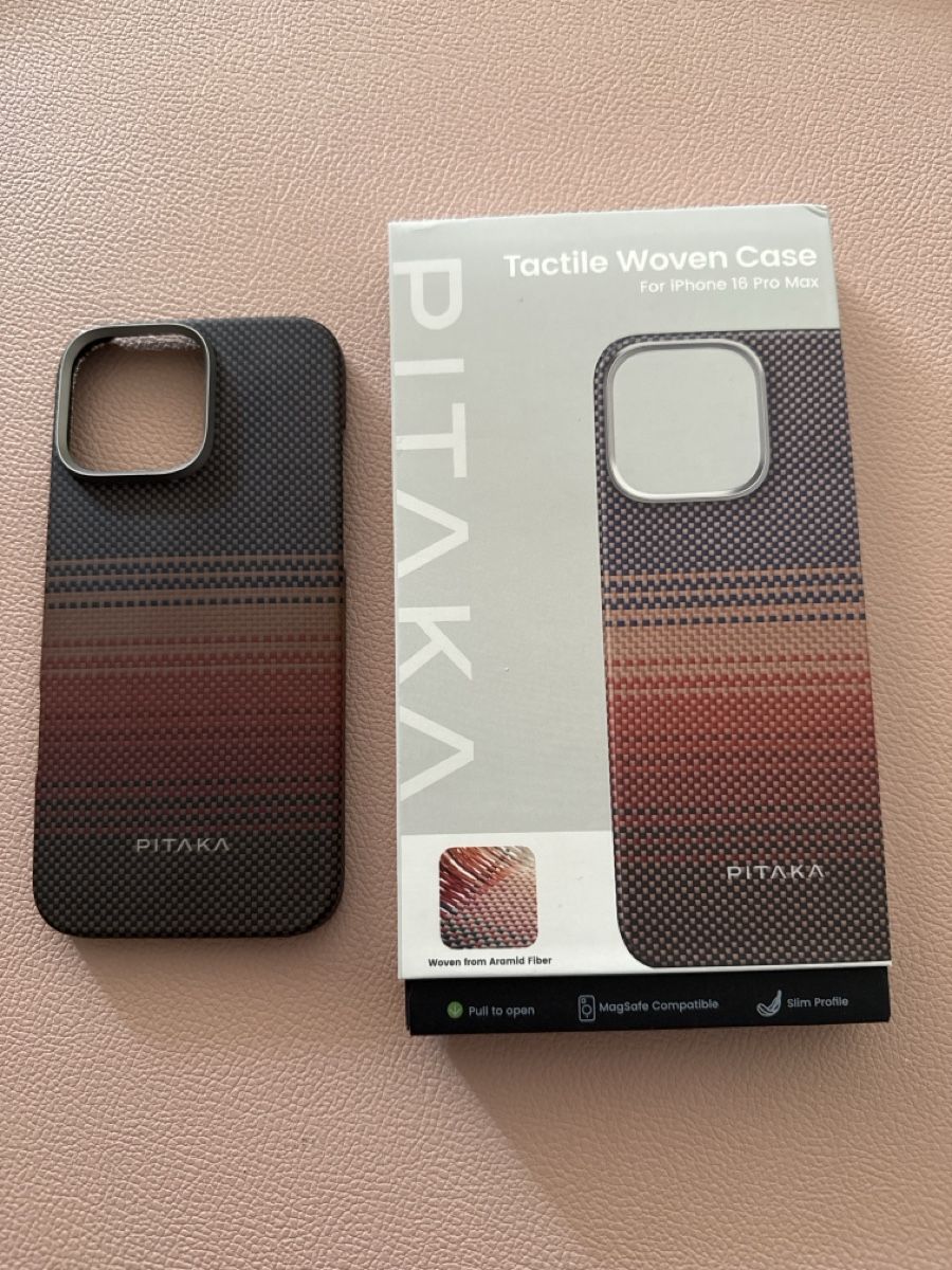 Apple Covers & Schutzfolien: PITAKA iPhone 16 Pro Max Hülle Tactile Woven Case Sunset – Neu (gemäss Beschreibung) aus Küttigen von ricardawild 1