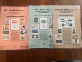 Künstler Ersttagsblätter BRD 1987  (F69)