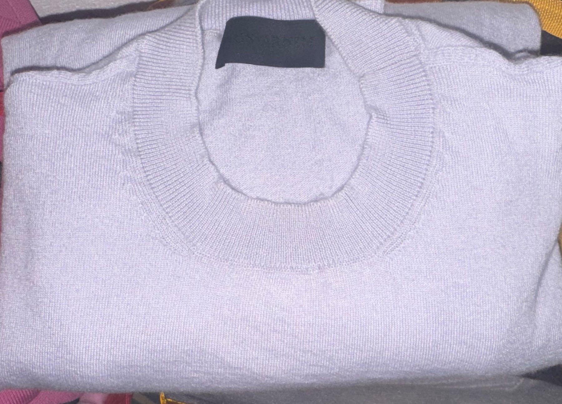 Pullover & Sweatshirts: IRIS VON ARNIM UOMO Pullover,hellgrau / 100 % Kaschmir, Gr.M – Gebraucht aus Zürich von Loco028 3