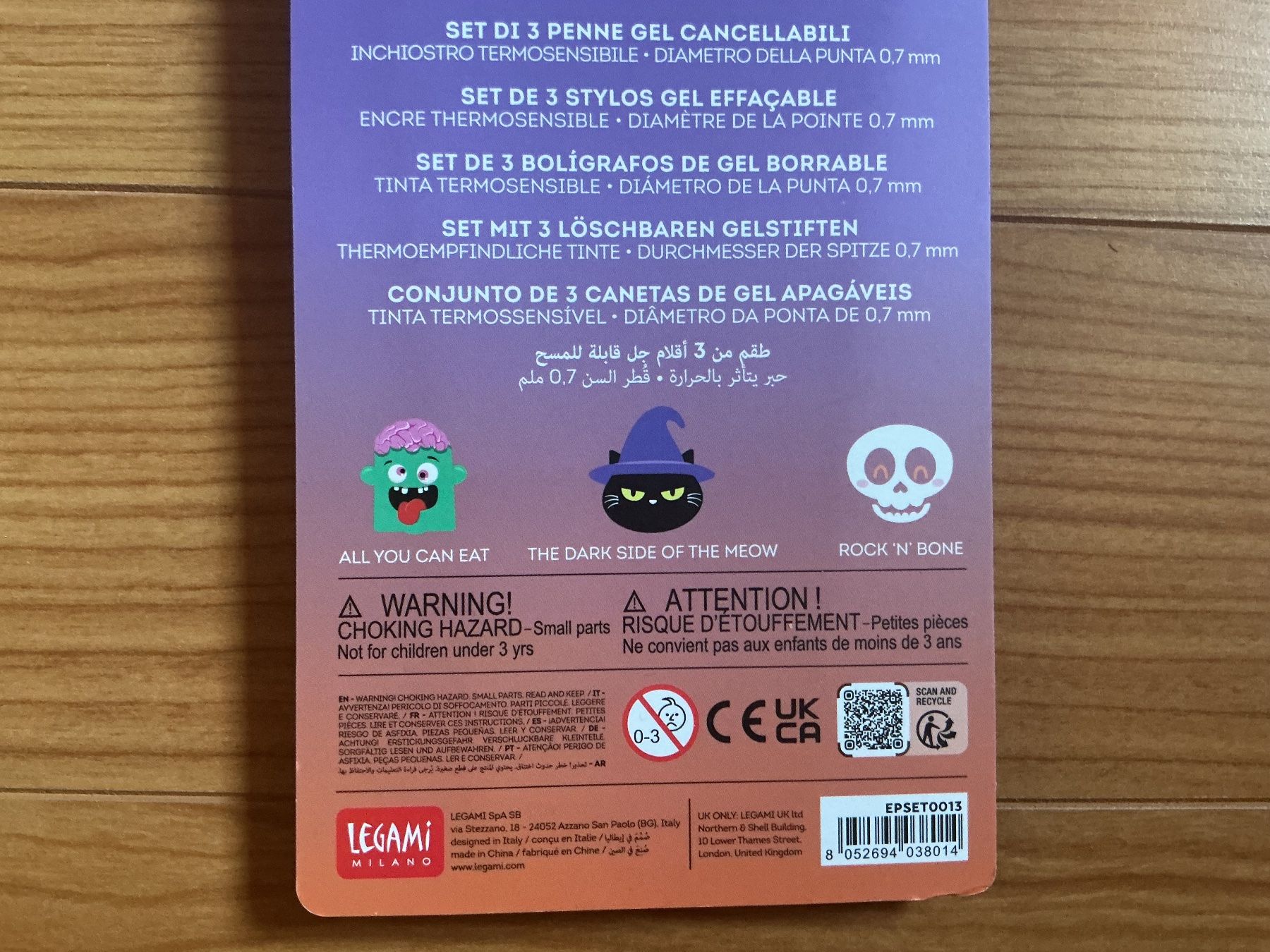 Legami Penna & Evidenziatori: Legami stylos effaçables Halloween 2025 – Nuovo e nell'imballaggio originale da Yvorne venduto da Didier66 5