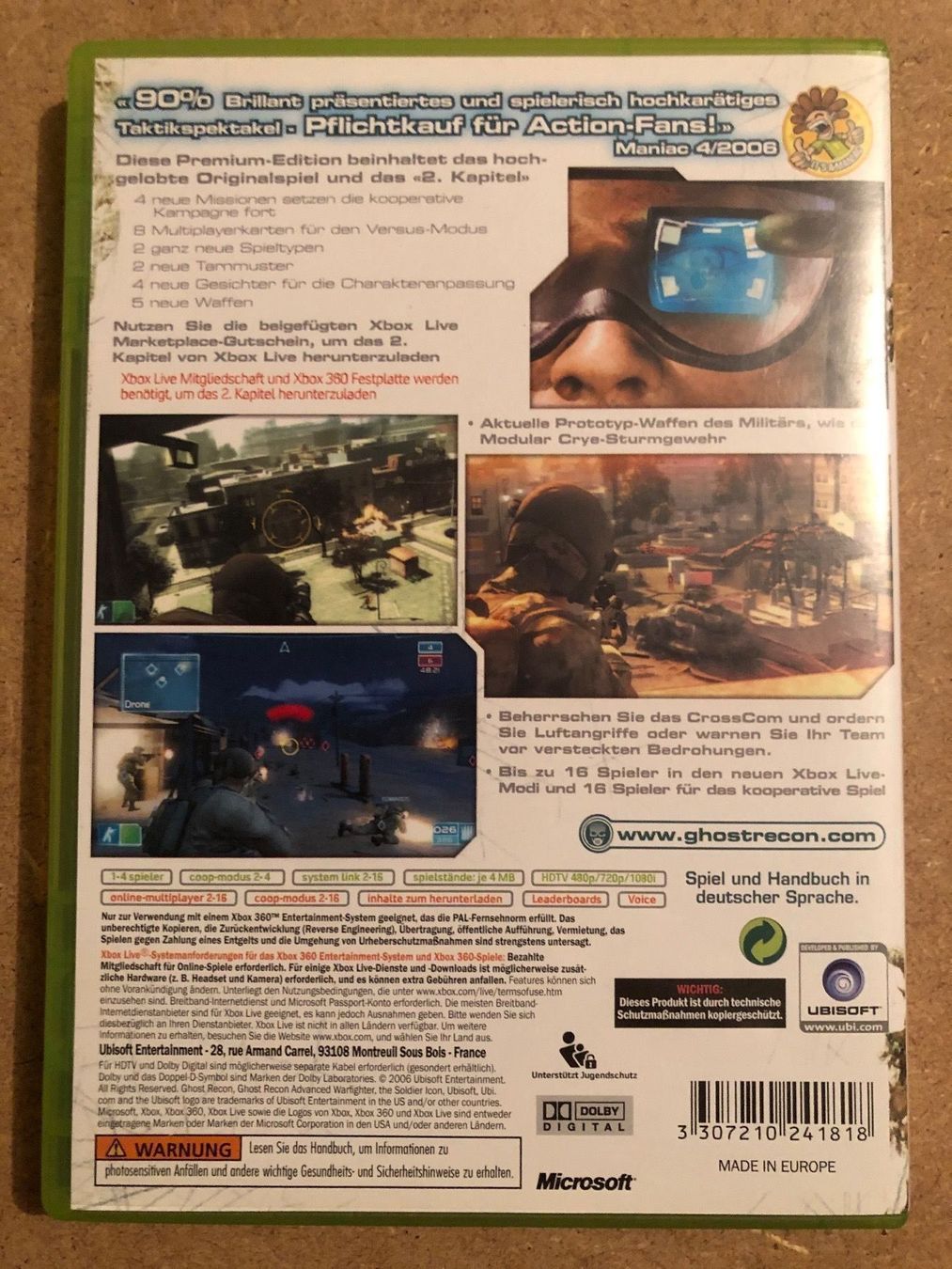 Giochi: Ghost Recon Advanced Warfighter PE – Usato da Kestenholz venduto da Mad18 1