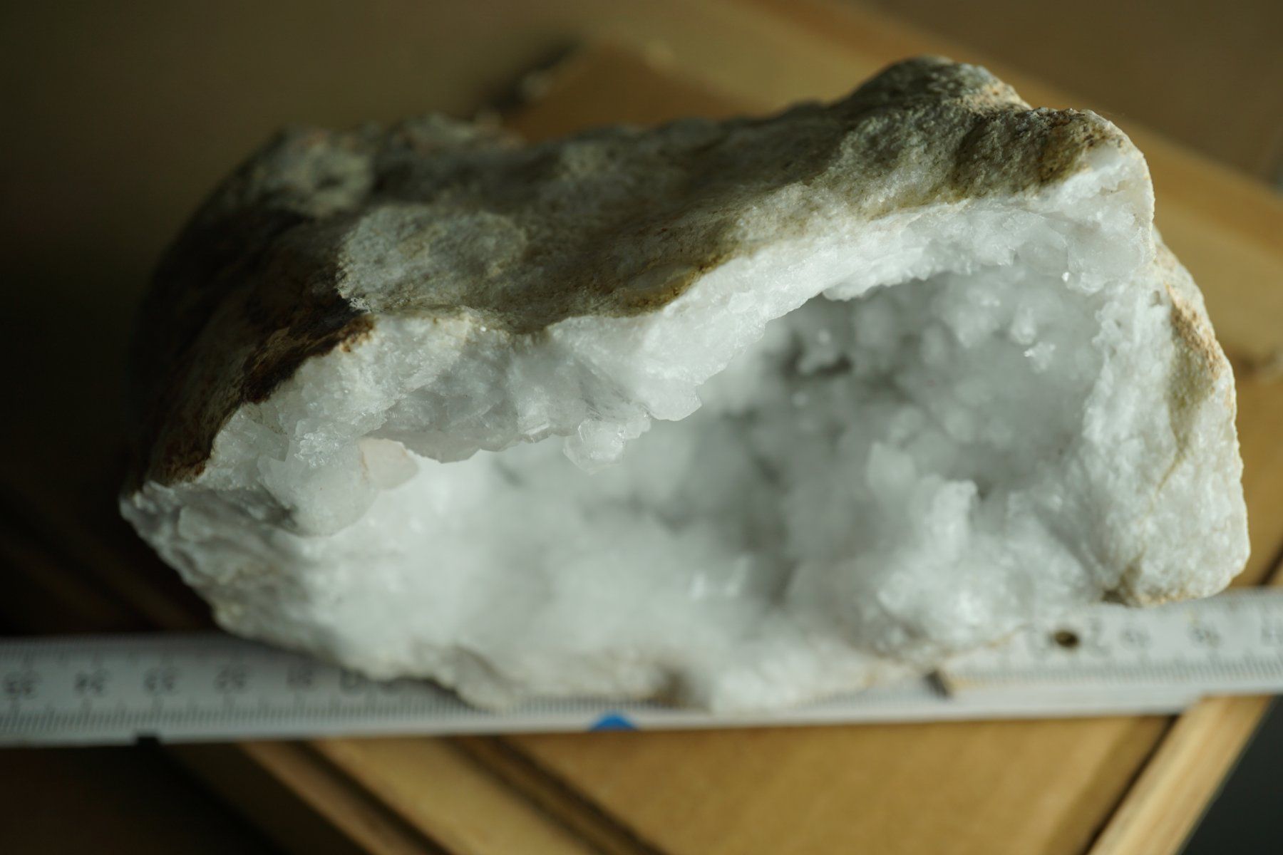 Minéraux & Lithothérapie: Calcit    Geode 15cm x  8cm  XL – Neuf avec emballage d'origine à Eschenbach SG par topstone 3
