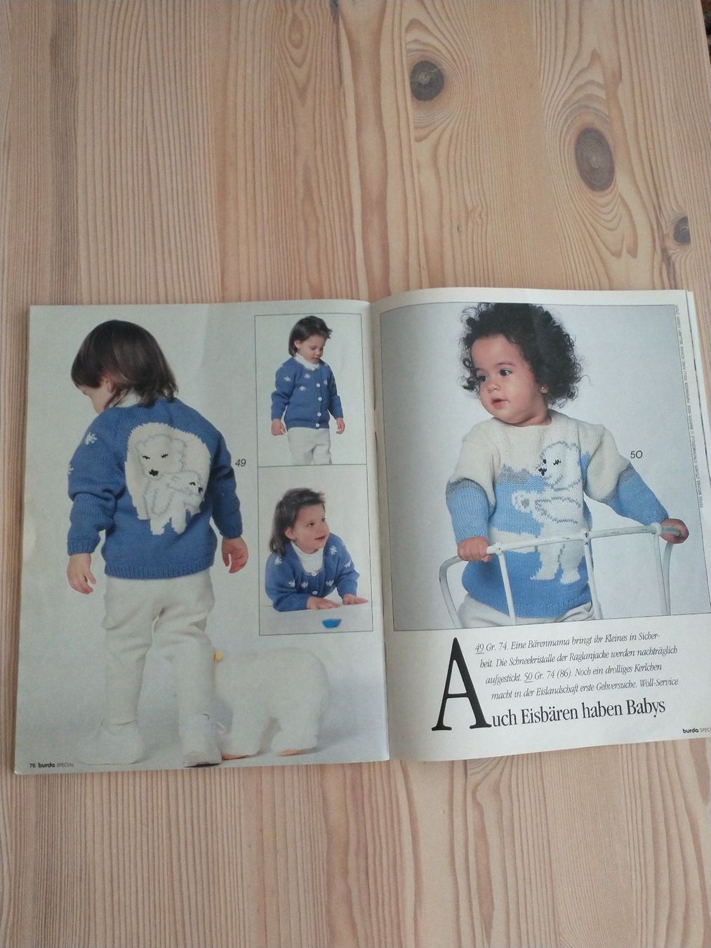 Schnittmuster: Strickheft Burda E 189 Babymaschen Gr. 62-92 – Gebraucht aus Zürich von Turner_18 2
