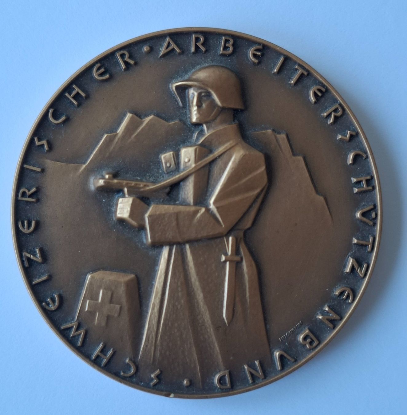 Medaglie: Medaille Schweizerischer Arbeiterschützenbund – Usato da Grenchen venduto da Schlussliecht