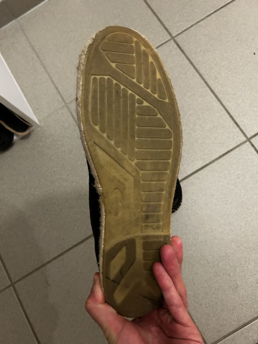 Massimo Dutti Scarpe da uomo: Massimo Dutti Espadrilles Grösse 45 - Blau Suede – Usato da Basel venduto da vic_7wsx 4