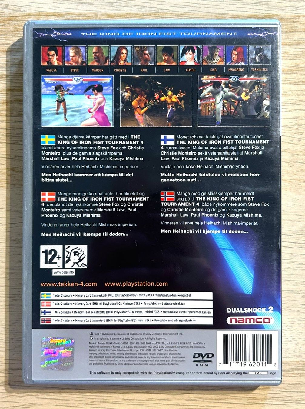Sony Giochi: Tekken 4 PS2 – Usato da St. Gallen venduto da Alpine.Arcade 1