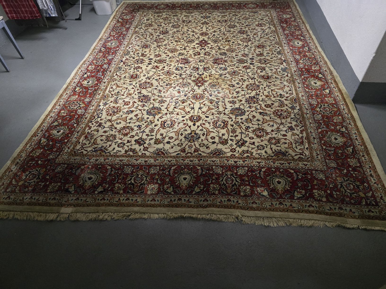 Tappeti: Perserteppich, Orientteppich, Vintage, Rot/Beige, Top! – Usato da winterthur venduto da Sammlerecke 1