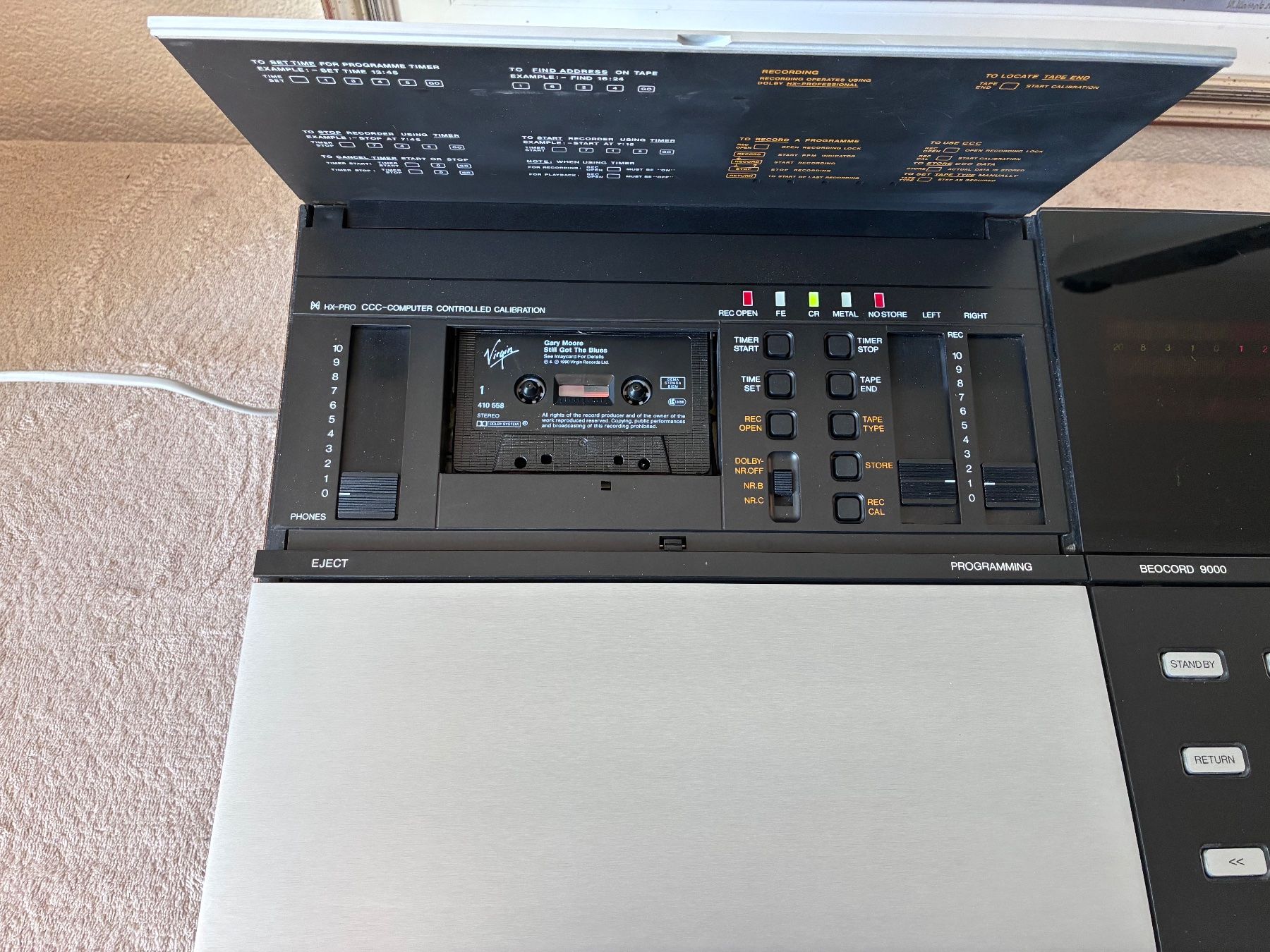 Bang & Olufsen Registratori: Defective B&O Beocord 9000 . – Usato da Zürich venduto da HiFiAtelier 1