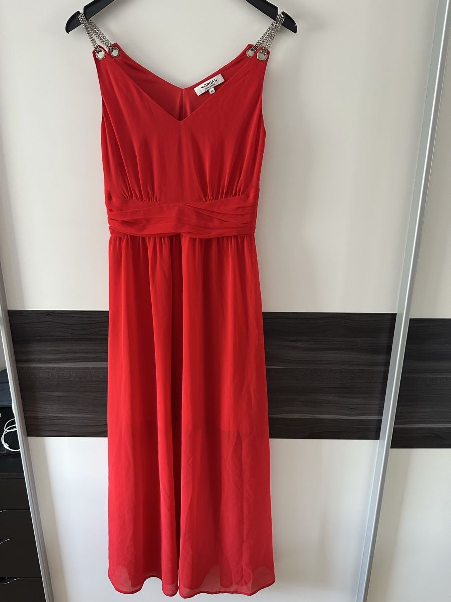 Morgan Vestiti: Robe Morgan rouge taille 34 – Nuovo (secondo la descrizione) da Clarens venduto da Riviera_Friperie
