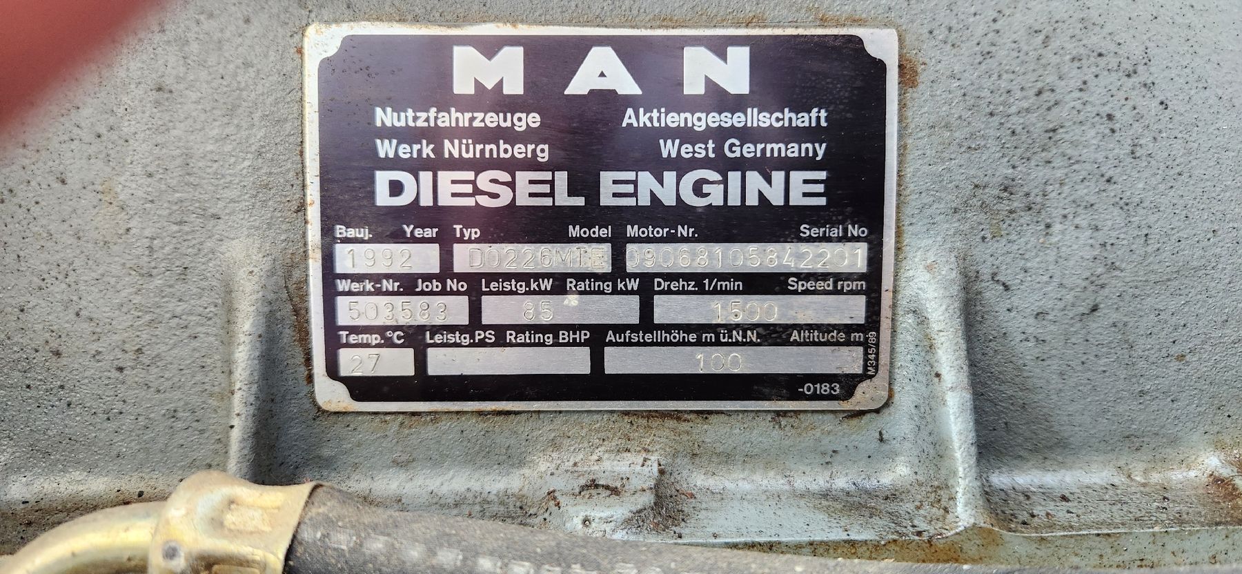 Bosch Generatori di corrente: Génératrice moteur Man – Usato da Courgenay venduto da sch_6kn5