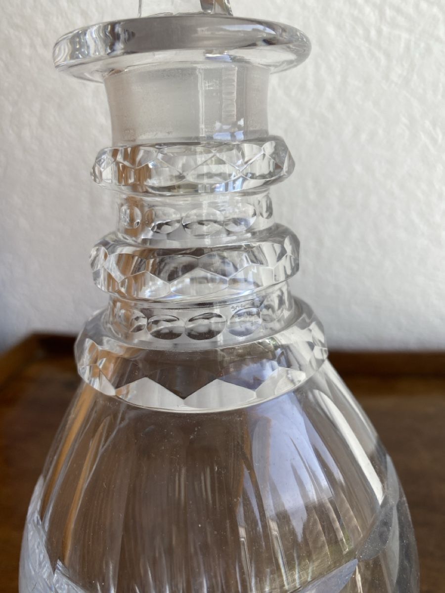 Caraffe: Elegante Kristallkaraffe mit Schliffmuster – Usato da Burgdorf venduto da gre_2ftz 1