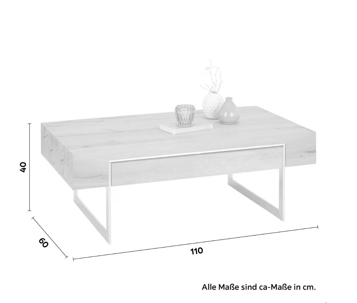 Tavoli: Couchtisch Eichenoptik – Usato da Brunnen venduto da Zuegi5 6
