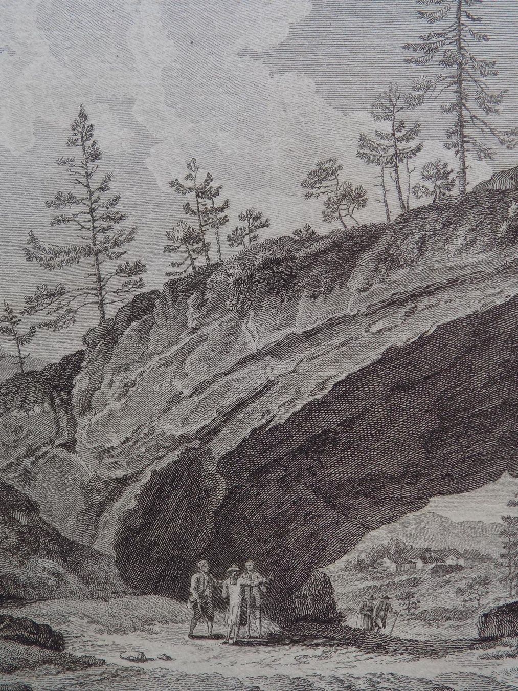 Gravures: Vue du Rocher du Pierre Pertuis – D'occasion à Risch par Rischli15 4