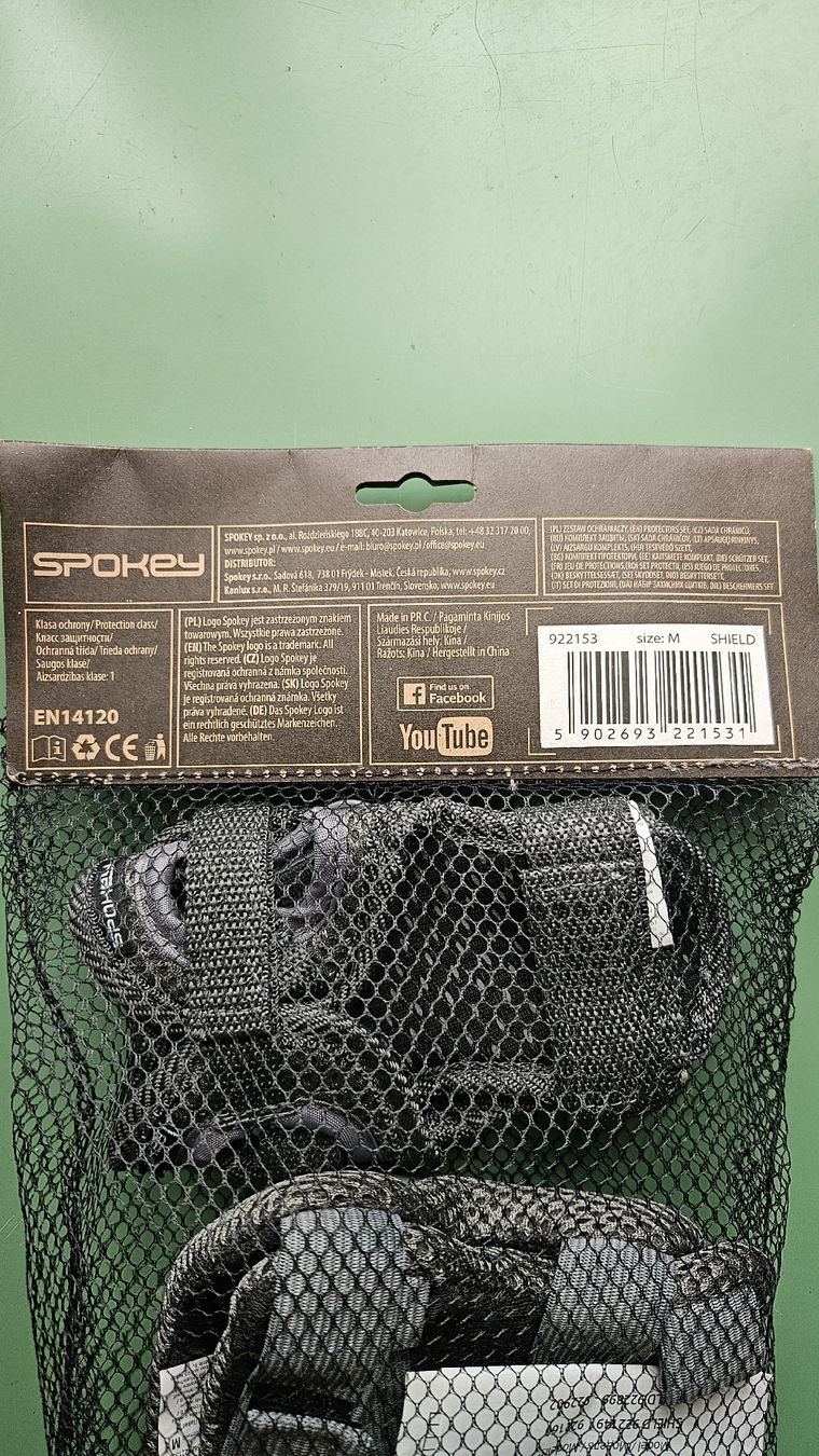 Schutz & Schoner: Spokey Schoner-Set, Grösse M, Schwarz, Neu – Neu und originalverpackt aus Seewen SZ von Amirsun 1